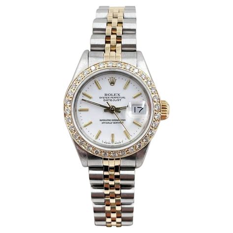 rolex datejust 6917 with 6.5 in|rolex 69173 diamond bezel.